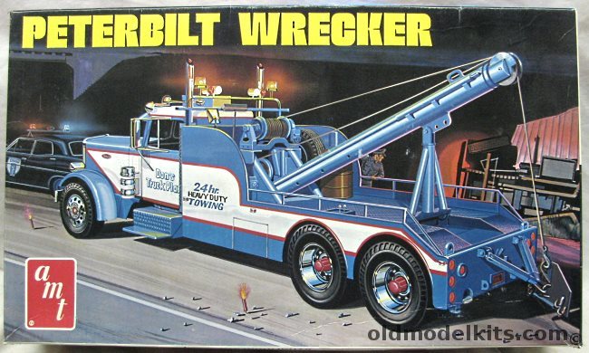 AMT 1/25 Peterbilt Wrecker 359 Wrecker Tow Truck - Gulf / Sunoco / Don